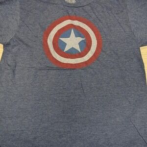 Marvel Captain America blue t-shirt Size L